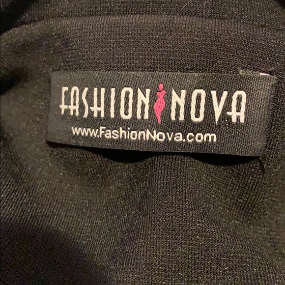 Fashion Nova Open Front Blazer Lace Up Detail - Picture 8 of 11